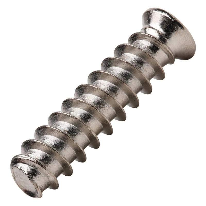 Blum #7 X 25mm Flat Head Pozi Drive Euro Screw, Coarse, Blunt Point,