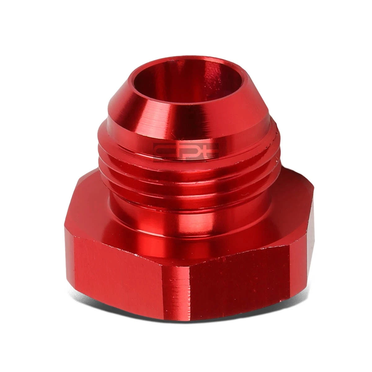 12an An-12 Flare Bolt Red Aluminum Anodized Nut Cap Plug Lock Fitting