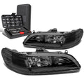 For 1998-2002 Honda Civic Pair Black/clear Signal | Built Supply Co
