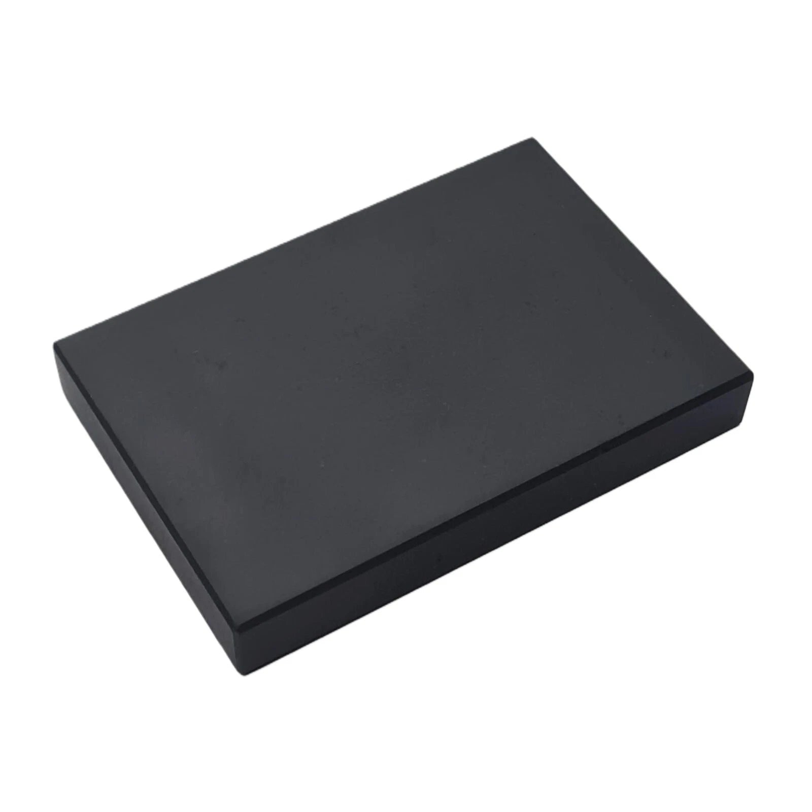 3" X 2" X 1/2" Gold Testing Black Stone - Jewelry Scrap Metal Karat