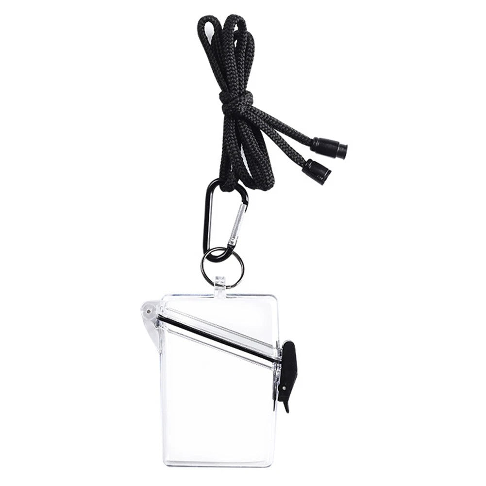 Waterproof Fashion Transparent Id Credit Card Holder Protector With