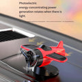 Solar Airplane Ornament Fun Addition To Any Car Bedroom Or Office