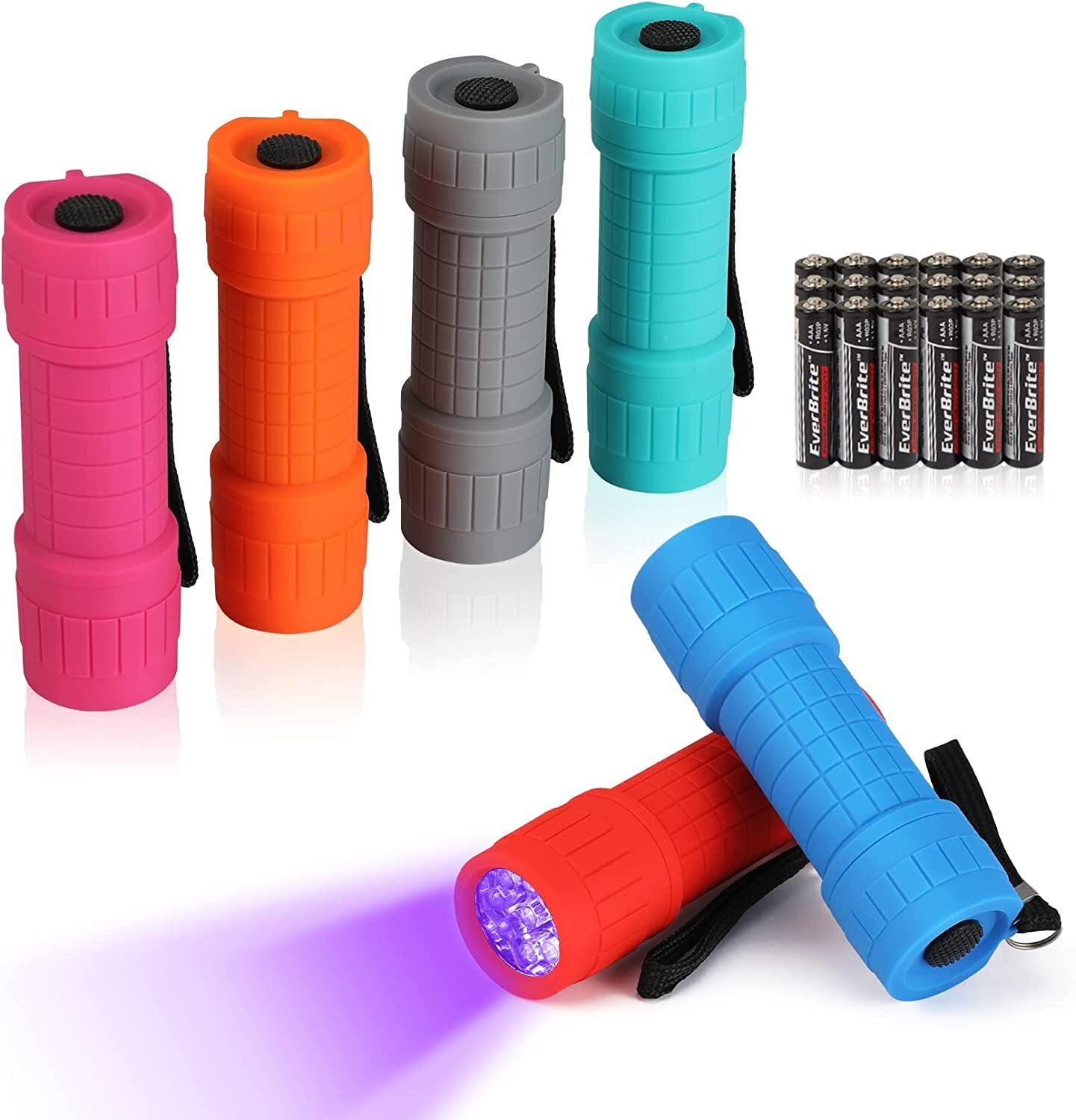 UV Blacklight Flashlight Mini 6pcs Set