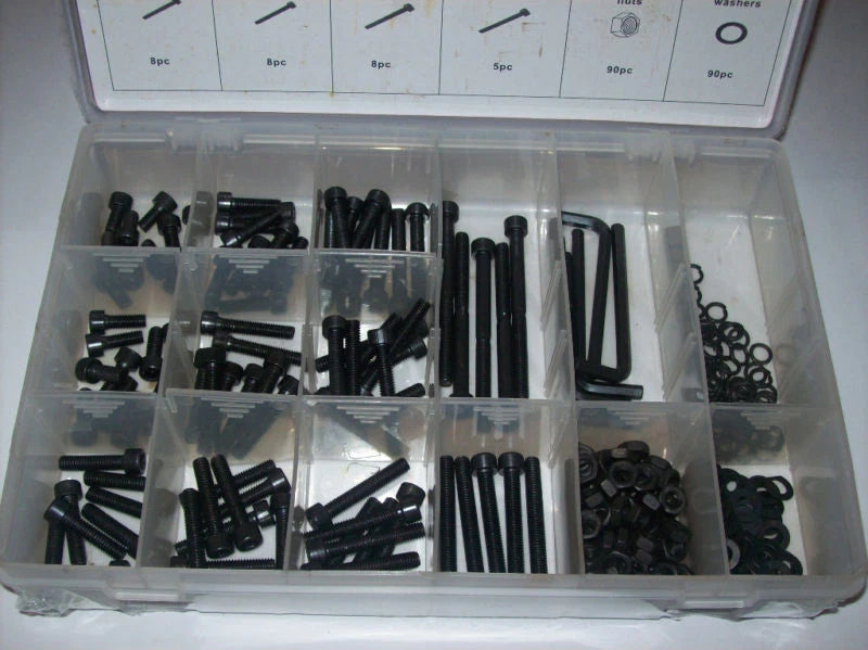 Allen Head Hex Screw Bolt Nut Washer Assortment
