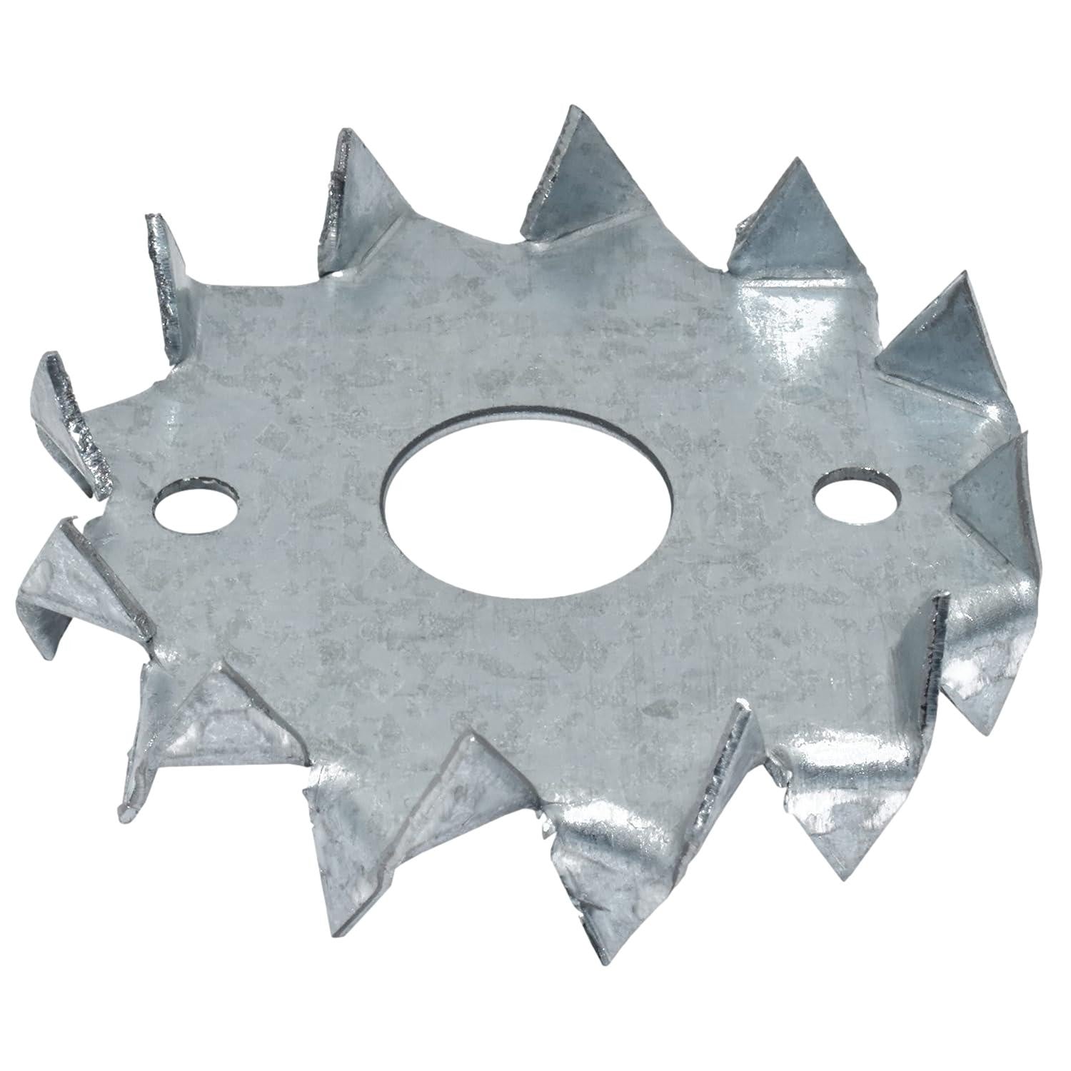 M12 x 50mm Double Sided BZP Alloy Steel External Tooth Lock Flat by Unbranded