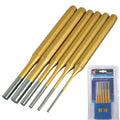 BlueSpot 6pc Gold Pin Punch Set by BlueSpot