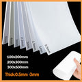 White ABS Plastic Sheet 0.5mm to 5mm Thickness