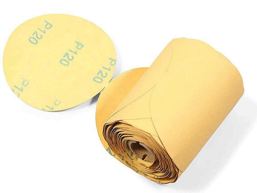 6 in PSA Sanding Disc 120 Grit Adhesive DA Sander by Unbranded