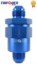 AN -8 (AN8 AN 08) Blue Anodised Billet Check Valve