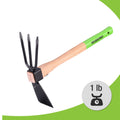 Workpro 2-in-1 Heavy Duty Hoe Cultivator Garden Rake Sharp Blade & 3