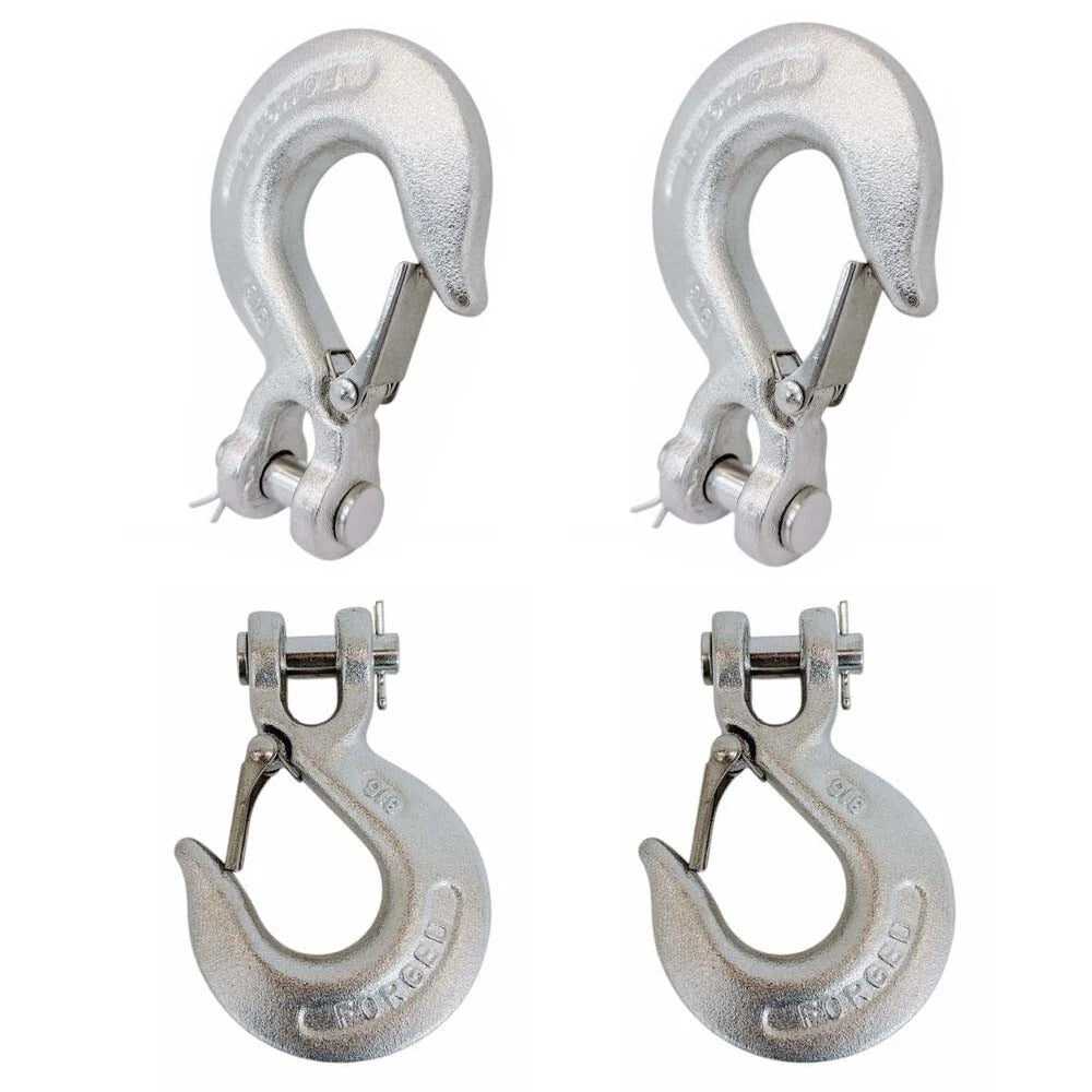 Mil-spec 1/4" Clevis Slip Hook 1000 Lb Wll T316 Stainless Steel,drop