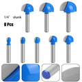 Router Bit 1/4 Shank For Hand Making Hook & Shear Angles Solid Hardened SteelOpe