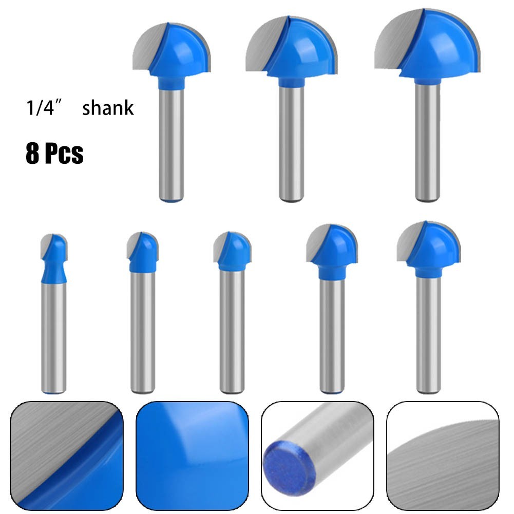 Router Bit 1/4 Shank For Hand Making Hook & Shear Angles Solid Hardened SteelOpe