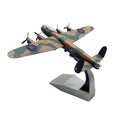 Wwii Lancaster Bomber Raf Aircraft Alloy Model 1/144 Scale With