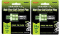 2 Legacy Flexzilla High Flow Ball Swivel Plug Air Fitting 1/4" Mnpt