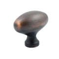 1-31/32" Classic Football Brushed Oil-rubbed Bronze Door Drawer