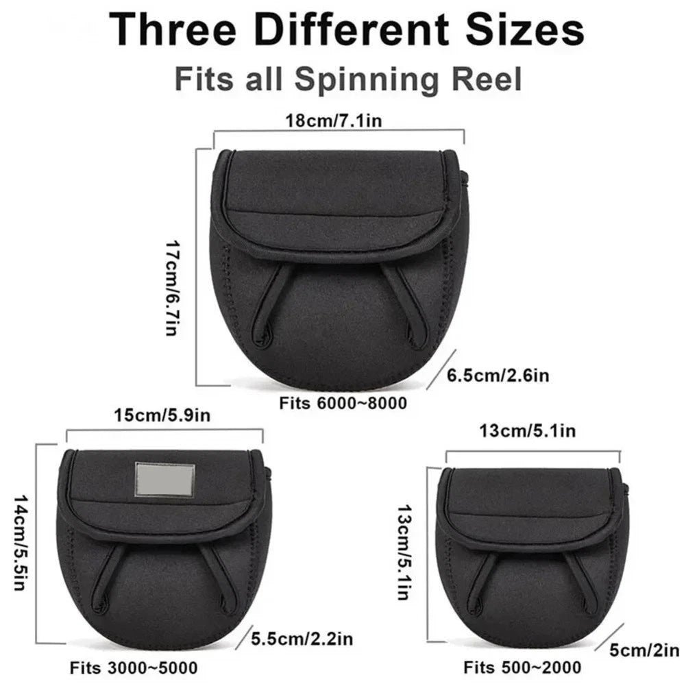 Heavy Duty Portable Fishing Reel Case Safeguarding From Environmental