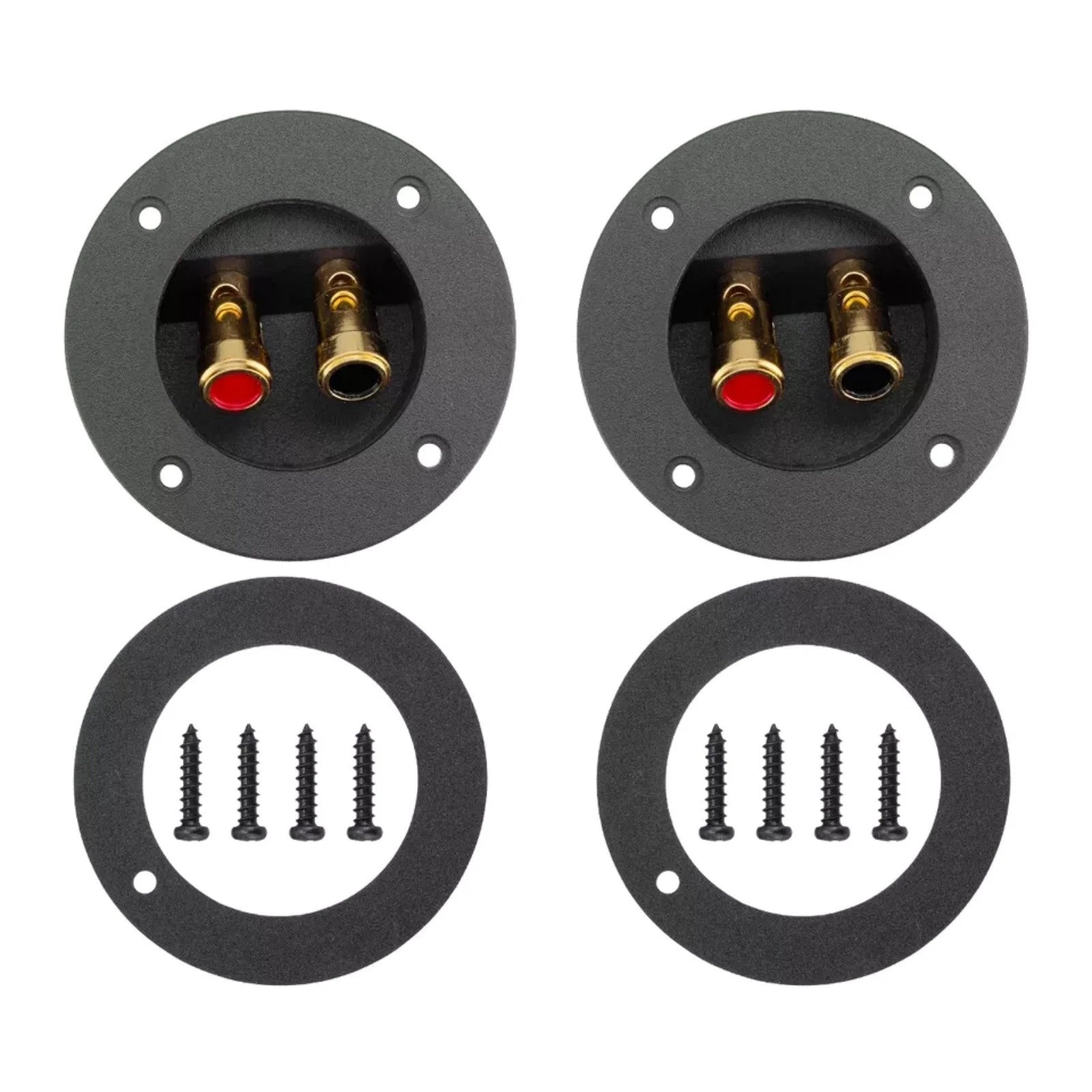 Speaker Box Terminal Cup Gold Plated Connector For Subwoofer Enclosure