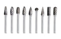 Carbide Rotary Burr Drill Bits File &amp; Rasp Tungsten Steel Dia Grinder Grinding