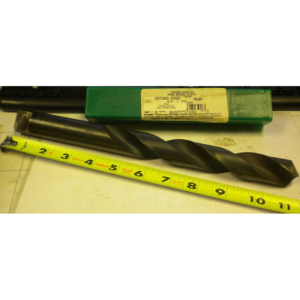 Precision Dormer 26.00mm Taper Lenght Hss Drill Bit With Tang