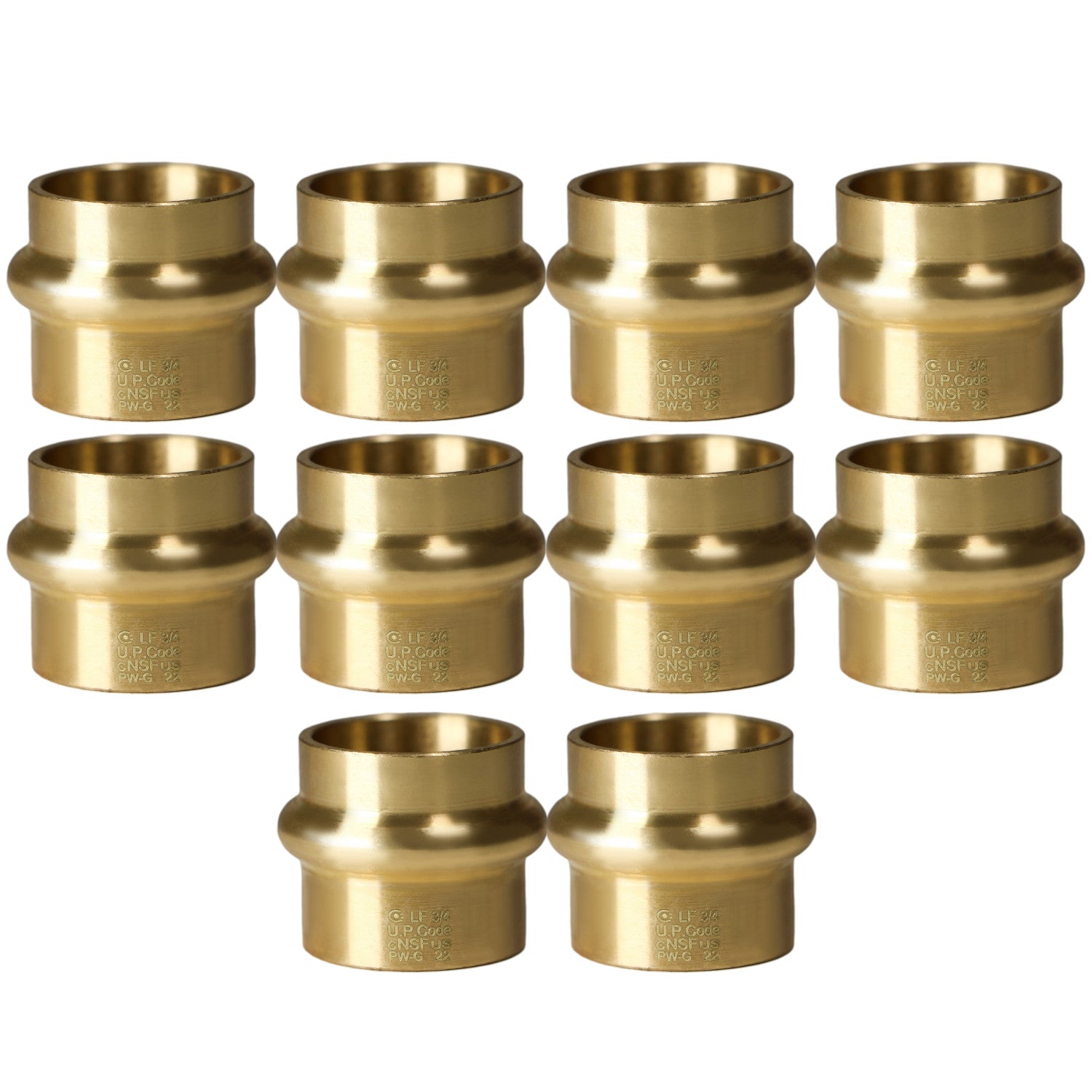 XFITTING 3/4" Press Plug - 10 Pack