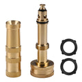 3/4" Garden Brass Adjustable Nozzle High Pressure Twist Water Hose