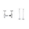 Cassellie Angled Radiator Valves Cross Head