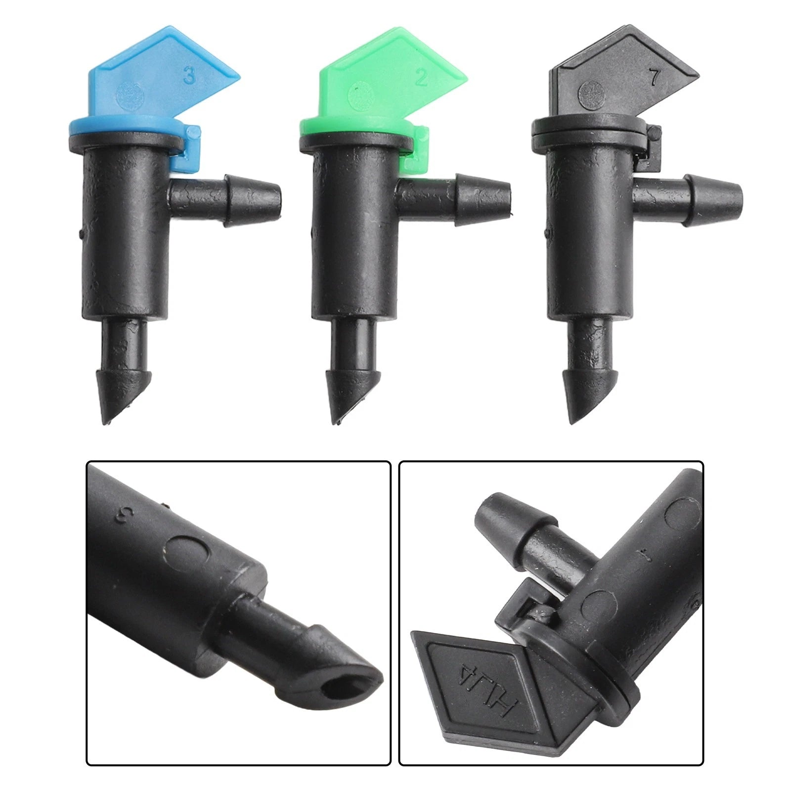 Efficient Irrigation Drip Emitters 60 Packs For Customized Plant Needs