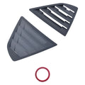 Carbon Fiber Look Side Window Louvers Painted ABS for Toyota Camry 2018-2024