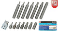 Bluespot Torx Star Keys Set 15pc 1/2" Drive by Bluespot