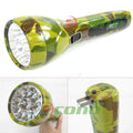 Lot Two 11 Led Camouflage Rechargeable Spot Work Light Flashlight