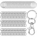 Silver Alloy Metal Lanyard Swivel Snap Hooks Clip For Diy Key Chain