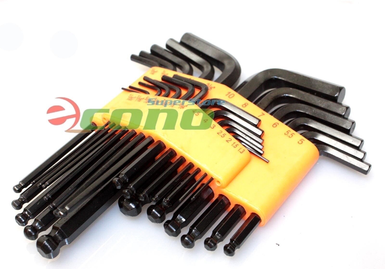 Neiko 17pc 1/2" Dr. Metric 6pt Hi-Viz Socket Set by Neiko