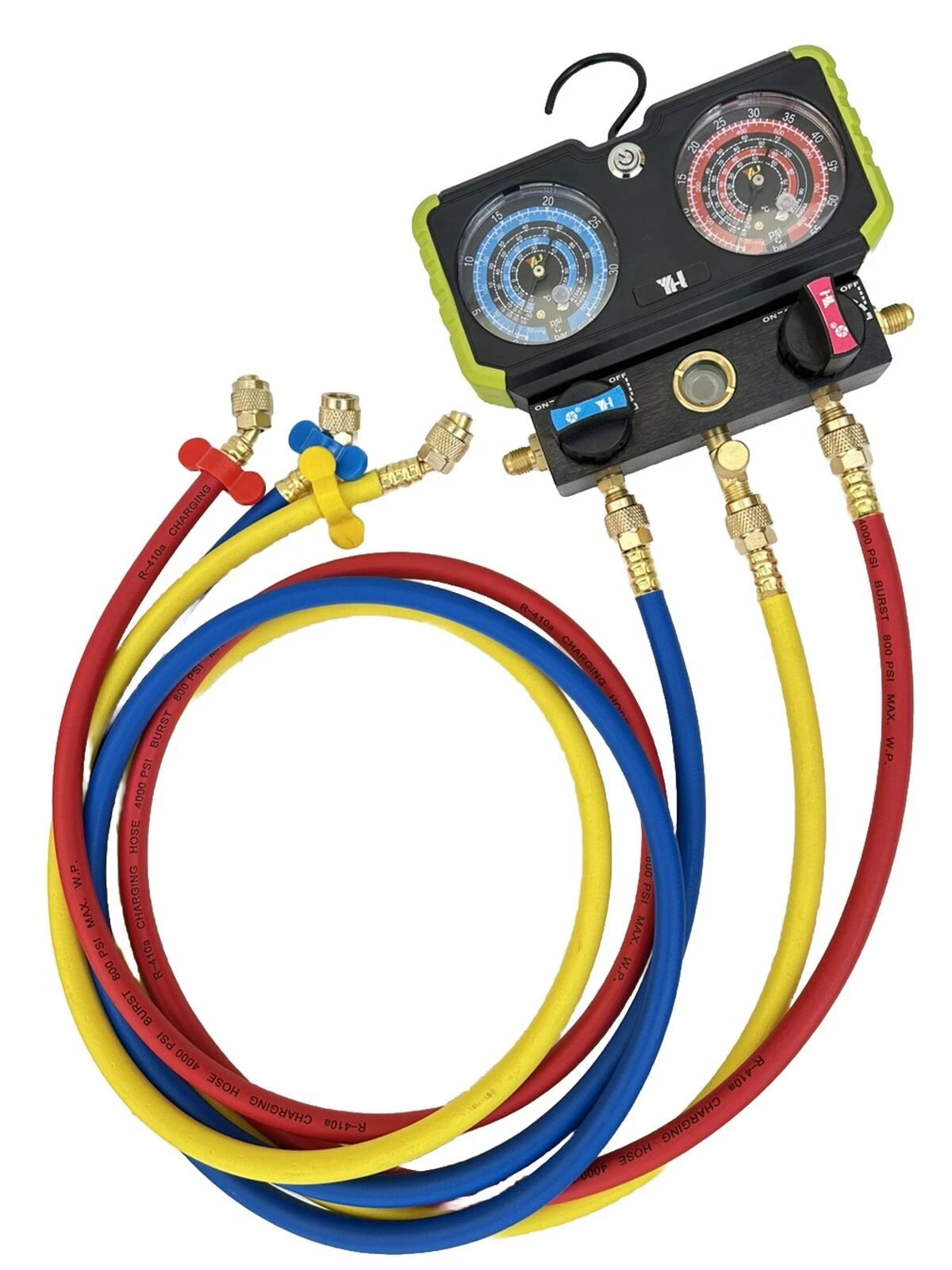 Hvac Motor Tech Mini Split Ac Refrigerant Diagnostic Manifold Gauge &