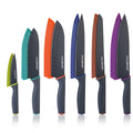 Haushof Kitchen Knife Set 12-pieces Knives Set With 6 Colorful