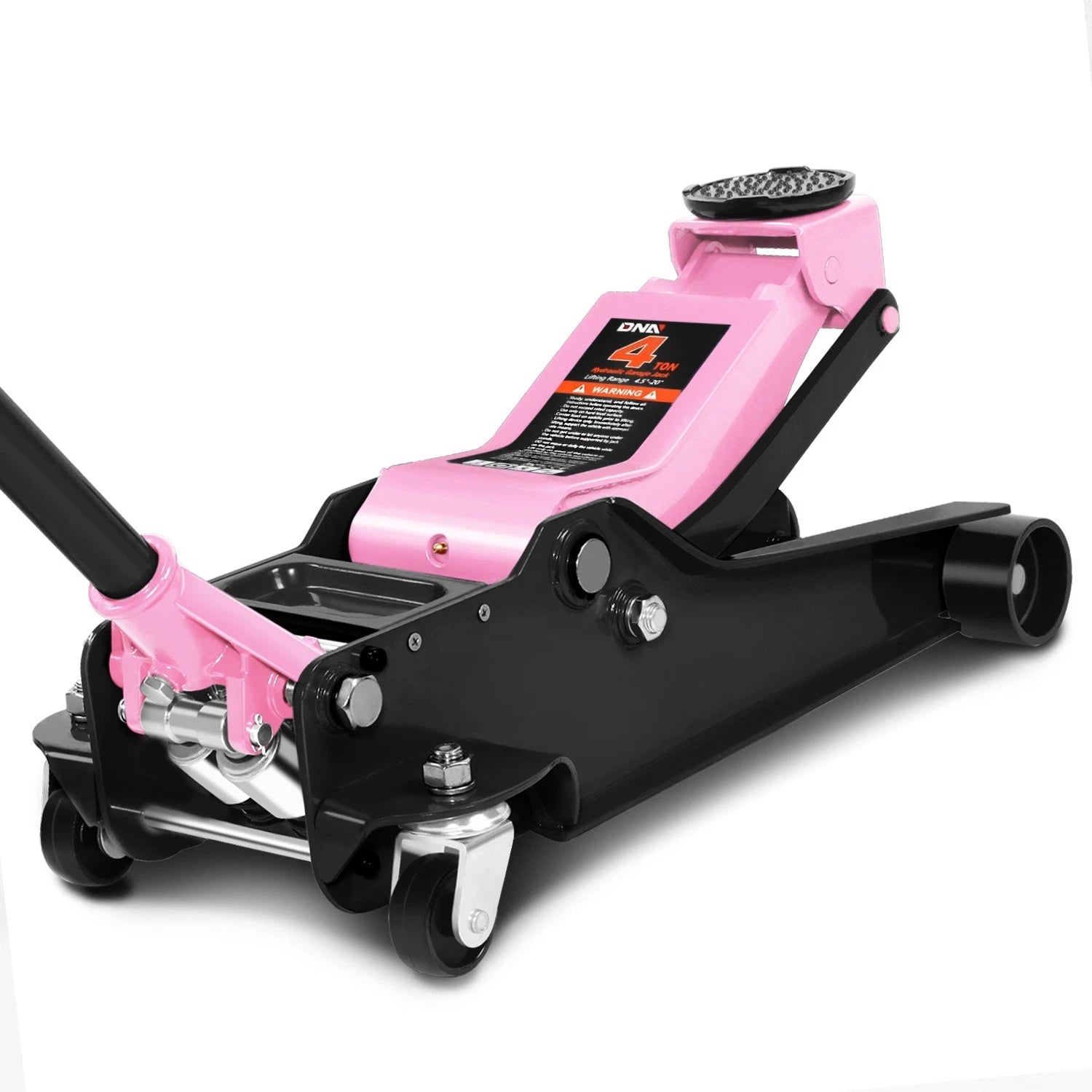 4.5-20 In 8000lbs Capacity Hydraulic Pink Floor Jack(4 Ton ) W/