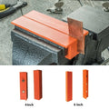 Jaw Pads Vice 4.5/6 Inch High Quality Magnetic Orange Rubber