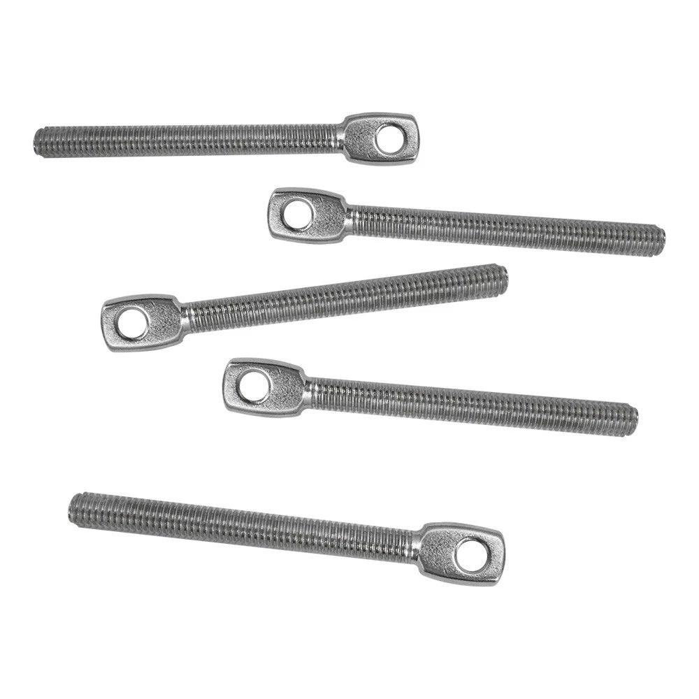 Set 3-1/2 Inch Long 5/16 Inch - 24 Thread Size Sst316 Threaded Eye Tab