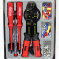 Electrical Tool Kit Wire Stripper Crimper Cutter Tester Terminal Screw