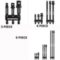 Workpro Socket Adapter Extension Set 1/4 3/8 1/2''drive Impact