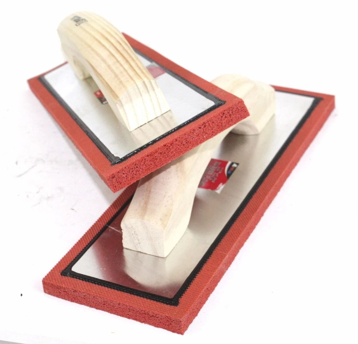 Lot Two 12" X 4" Rubber Sponge Grout Float Tile Hand Trowel Tools