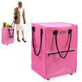 Workpro Medium Heavy Duty Reusable Grocery Bag 4 Caster Wheels
