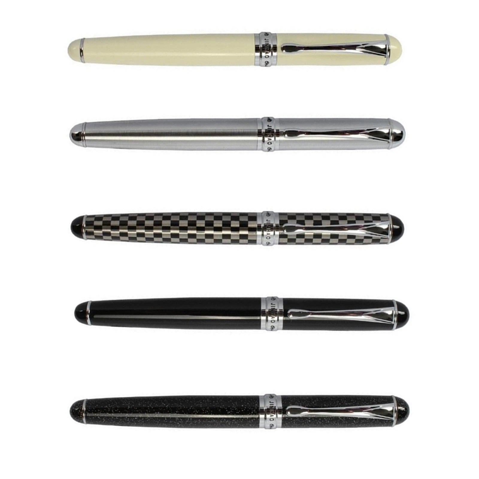 Luxury Jinhao X750 Metal Fountain Pen 18k Fine F Nib 0.5mm Writing