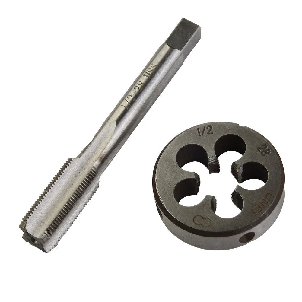 Set Tap + Die Kit 1/2-28 1/2x28 For Tpi Unef Hss Right Hand Thread