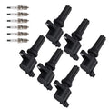 6* Ignition Coils &amp; 6 Iridium Spark Plugs for Lincoln LS 00-05 V6 3.0L GN10379