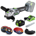 WORKPRO 20V 4.0A Cordless Angle Grinder Kit 8500RPM Brushles