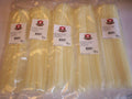 500 14" White Nylon Wire Cable Zip Ties by Unbranded