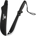 19-inch Machete Saw Sharp Blade Machete Ergonomic No-Slip Handle with Sheath USA