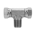 1601-12-12-08 Hydraulic Fitting 3/4" Male Pipe x 3/4" &amp; 1/2" Female Pipe Swivels