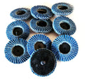 Illinois Industrial 2" Roll Lock Flap Discs 80 Grit